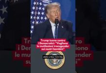 Trump tuona contro i Democratici: “Vogliono le mutilazioni transgender sui nostri bambini”