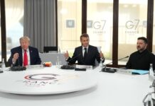 Ucraina, al G7 trilaterale Trump-Zelensky-Macron. Il tycoon: “Russia deve trattare”
