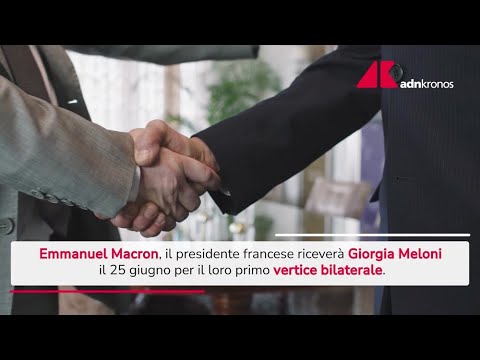 Vertice Meloni-Macron il 25 giugno all’Eliseo