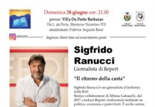 Sigfrido Ranucci a Montorso: il giornalista di Report protagonista dell’ultima serata di “Montorso Incanta” Montorso Incanta