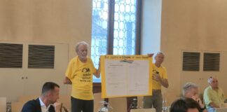 Il comitato Albera – La città nuova Vicenza 2030 ieri in Consiglio comunale per proporre l’introduzione dell’Interpellanza del Cittadino la città nuova Vicenza 2030