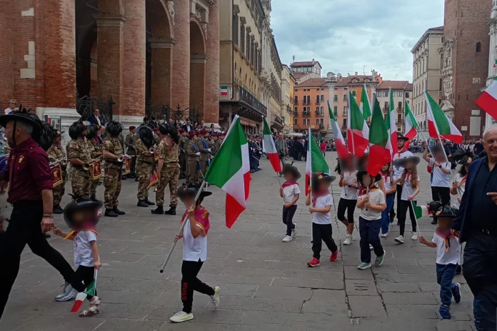 bambini 2 giugno vicenza bersaglieri