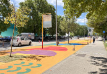 Schio, Piazza Campus: ultimata la colorazione dell’asfalto piazzza campus schio