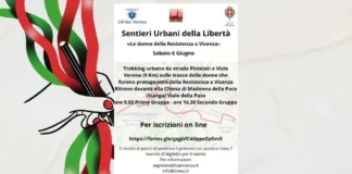Sentieri Urbani della Libertà, a Vicenza il trekking sulle donne della Resistenza il 6 giugno Sentieri Urbani della Libertà