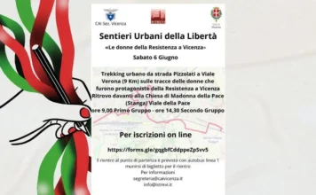Sentieri Urbani della Libertà, a Vicenza il trekking sulle donne della Resistenza il 6 giugno Sentieri Urbani della Libertà