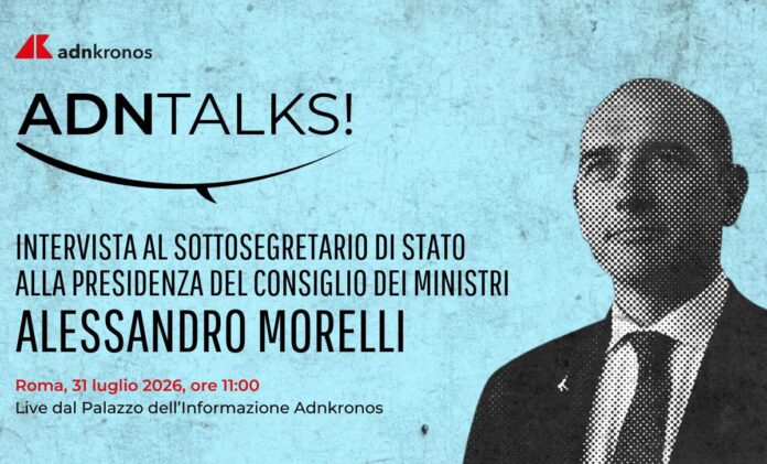 Alessandro Morelli domani all’Adnkronos per AdnTalks, diretta dalle 11