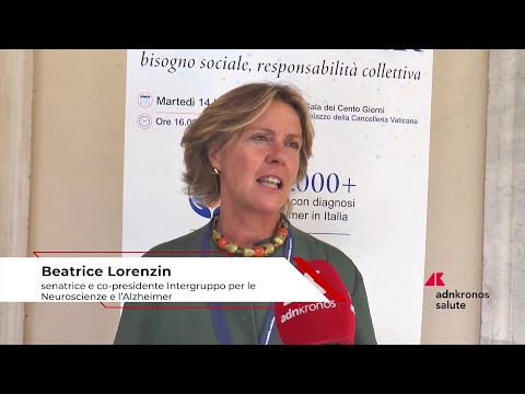 Alzheimer: Lorenzin, ‘tra over 65 600mila persone colpite. Numeri al raddoppio per il 2050’