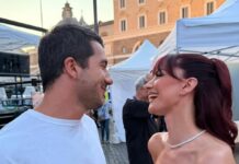 Andrea Delogu, il suo cuore batte per Alessandro Marziali: primo selfie di coppia