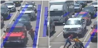 Anziano in carrozzina non riesce ad attraversare strada, lo aiuta… Spiderman