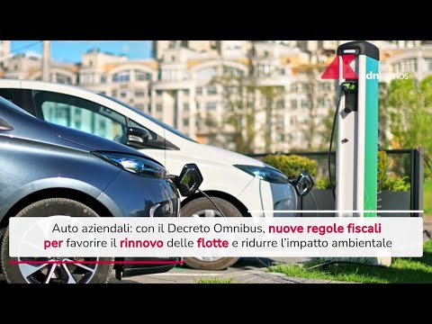 Auto aziendali, cosa prevede la misura principale