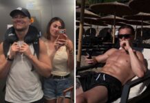 Belen, la vacanza a Corfù con il nuovo amore Gaetano Fidanzati: “La vita fa magie”