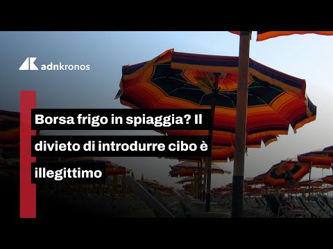 Borsa frigo in spiaggia? Il divieto di introdurre cibo è illegittimo