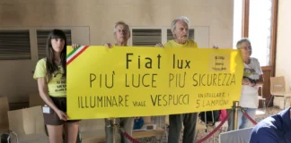 Illuminazione pubblica Via Vespucci, dopo pressing Comitato Albera interrogazioni di Giacomin e Sorrentino attendo risposta in Consiglio comunale Comitato albera lampioni via vespucci villaggio del sole