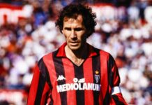 E’ morto Franco Baresi, la leggenda del Milan aveva 66 anni