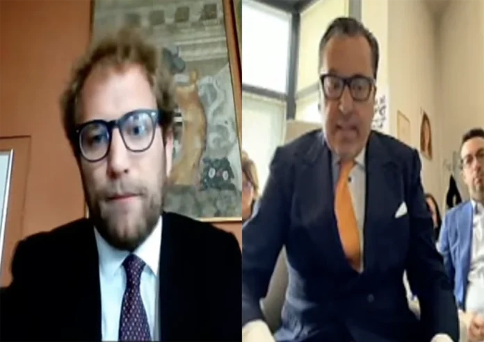 Giacomo Possamai e Gaetano Crisafi, oggi in audizione da remoto in Commissione GIustizia della Camera dei Deputati sul Tribunale della Pedemontana