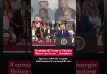 Il comizio di Trump in Georgia finisce con la sua… imitazione