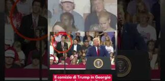 Il comizio di Trump in Georgia finisce con la sua… imitazione