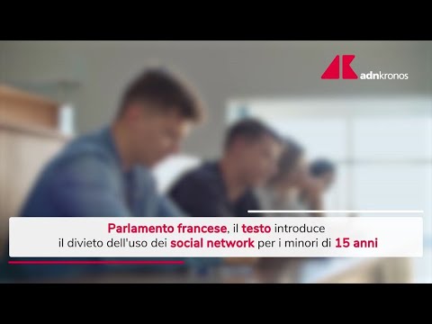 In Francia stop ai social per i minori di 15 anni