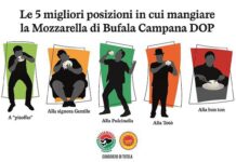 In estate aumenta voglia di Bufala Campana Dop, ecco le 5 ‘posizioni’ in cui mangiarla per gustarla al top