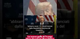 La nuova gaffe di Trump: l’Iran diventa la “Repubblica Islamica del Giappone”