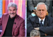 Lazio, la frase choc di Pino Insegno. Il web: “Ha augurato morte a Lotito”