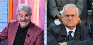 Lazio, la frase choc di Pino Insegno. Il web: “Ha augurato morte a Lotito”