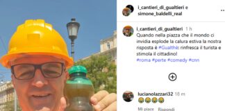 L’azzurro Baldelli e la parodia di Gualtieri: “Quando in piazza esplode calura bevete tè Gualthè…”
