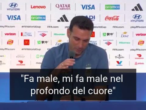 Mondiali 2026, Scaloni in lacrime dopo il ko dell’Argentina: “Mi dispiace”
