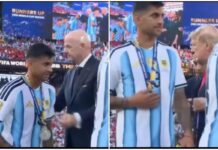 Mondiali, la finale di Trump: fischi, Rodri lo caccia e Romero… non lo saluta