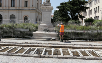 Vicenza, avviati lavori di manutenzione straordinaria per la fontana di piazza San Lorenzo Piazza San Lorenzo Vicenza lavori fontana luglio 2026