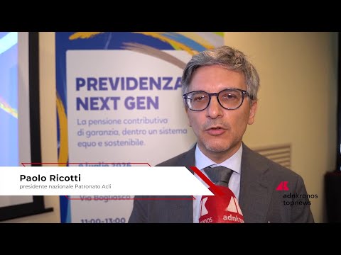 Previdenza: Ricotti (Patronato Acli), ‘La pensione contributiva di garanzia tutela chi avrà assegni