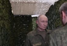 Putin e l’incontro in prima linea con i generali, uno show girato in studio?