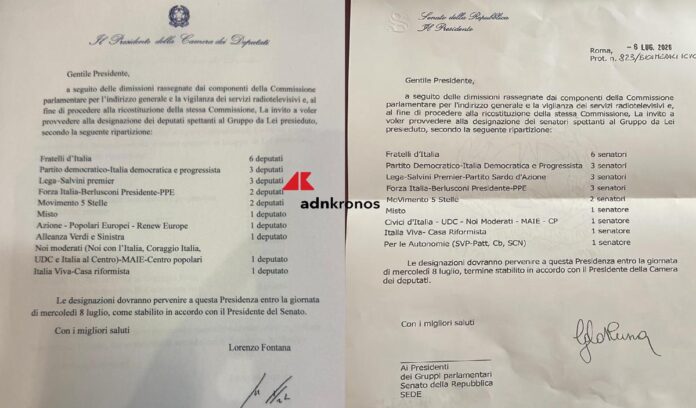 Rai, La Russa e Fontana scrivono ai gruppi: “Entro 8 luglio i nomi dei nuovi membri della Vigilanza”