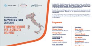 Rapporto Gem Italia 2025-26 di Universitas Mercatorum, tasso attivazione 11%, Italia 30ma su 48 paesi
