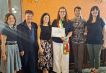 Argento ai Campionati Italiani, il Comune di Schio rende omaggio a Mantese e Rizzi Daniele Mantese e Marta Rizzi