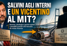 Salvini agli Interni e un vicentino al MIT: fantapolitica? Salvini agli Interni e un vicentino al MIT (Immagine generata da un prompt di VicenzaPiù all'AI)