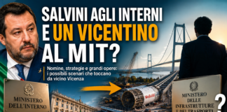 Salvini agli Interni e un vicentino al MIT: fantapolitica? Salvini agli Interni e un vicentino al MIT (Immagine generata da un prompt di VicenzaPiù all'AI)