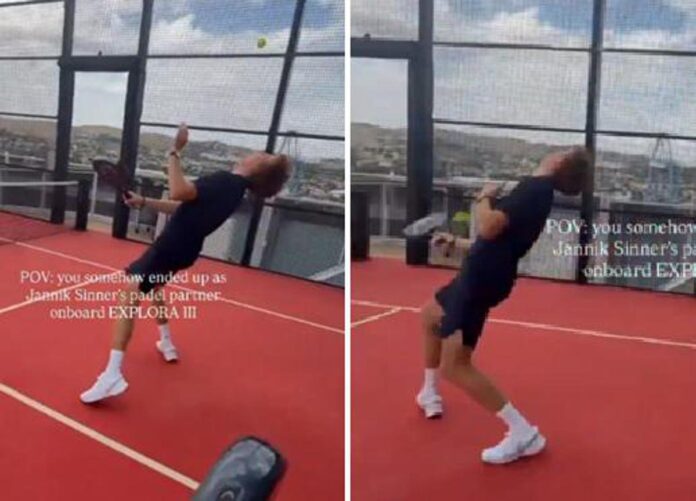Sinner, il padel fa male: Jannik ‘preso a pallate’