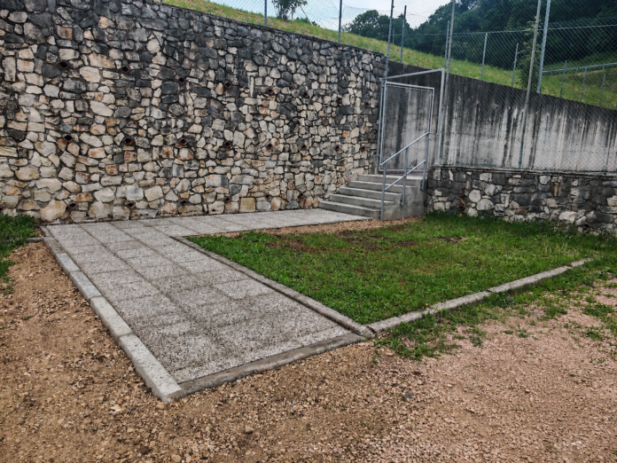 Sono terminati i lavori di realizzazione di un nuovo accesso pedonale alla piastra delle ex Scuole San Rocc a Schio schio san rocco
