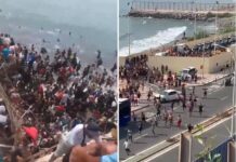 Spagna, emergenza migranti a Ceuta: migliaia entrano dal Marocco in poche ore