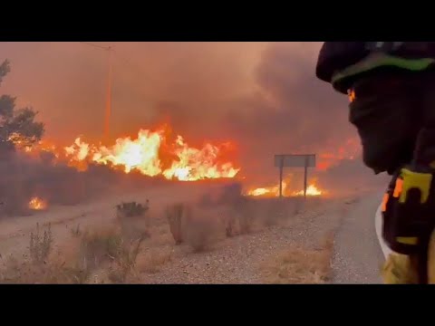 Spagna, incendio devastante in Andalusia: vigili del fuoco cercano di domare le fiamme