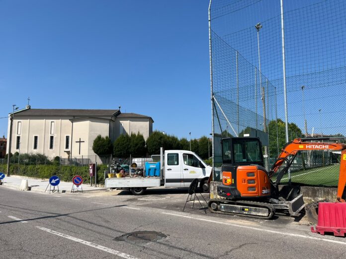 Strada di Saviabona lavori Vicenza