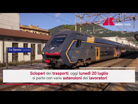 Trasporti, al via una settimana di scioperi