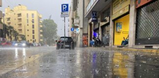 Ancora temporali sul Veneto: ora l’allerta gialla è per il rischio idrogelogico. Vicenza: controlli su scoli e caditoie temporali veneto