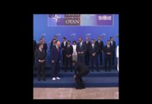 Trump ‘boccia’ le sneaker di Rama al vertice Nato – Video