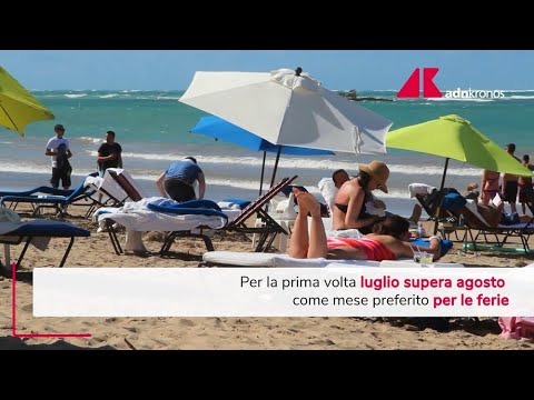 Vacanze estate 2026, luglio batte agosto