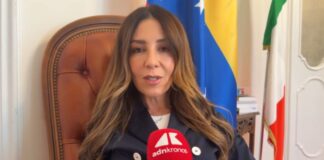 Venezuela, ambasciatrice Uzzo: “Ci servono nostri soldi per ricostruzione. Grazie governo italiano per aiuti”