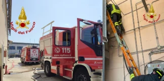 Arzignano, fiamme in una conceria spente dai Vigili del fuoco: non ci sono feriti incendio arzignano conceria