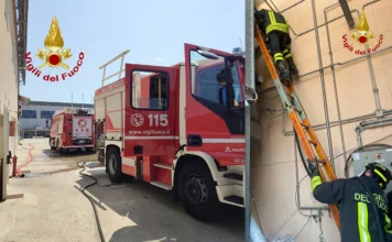 Arzignano, fiamme in una conceria spente dai Vigili del fuoco: non ci sono feriti incendio arzignano conceria