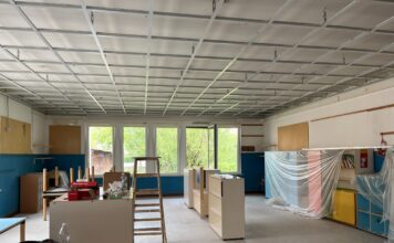 Scuola dell’infanzia Collodi di Vicenza: in arrivo nuovi serramenti, luci e controsoffitti lavori scuola infanzia collodi vicenza